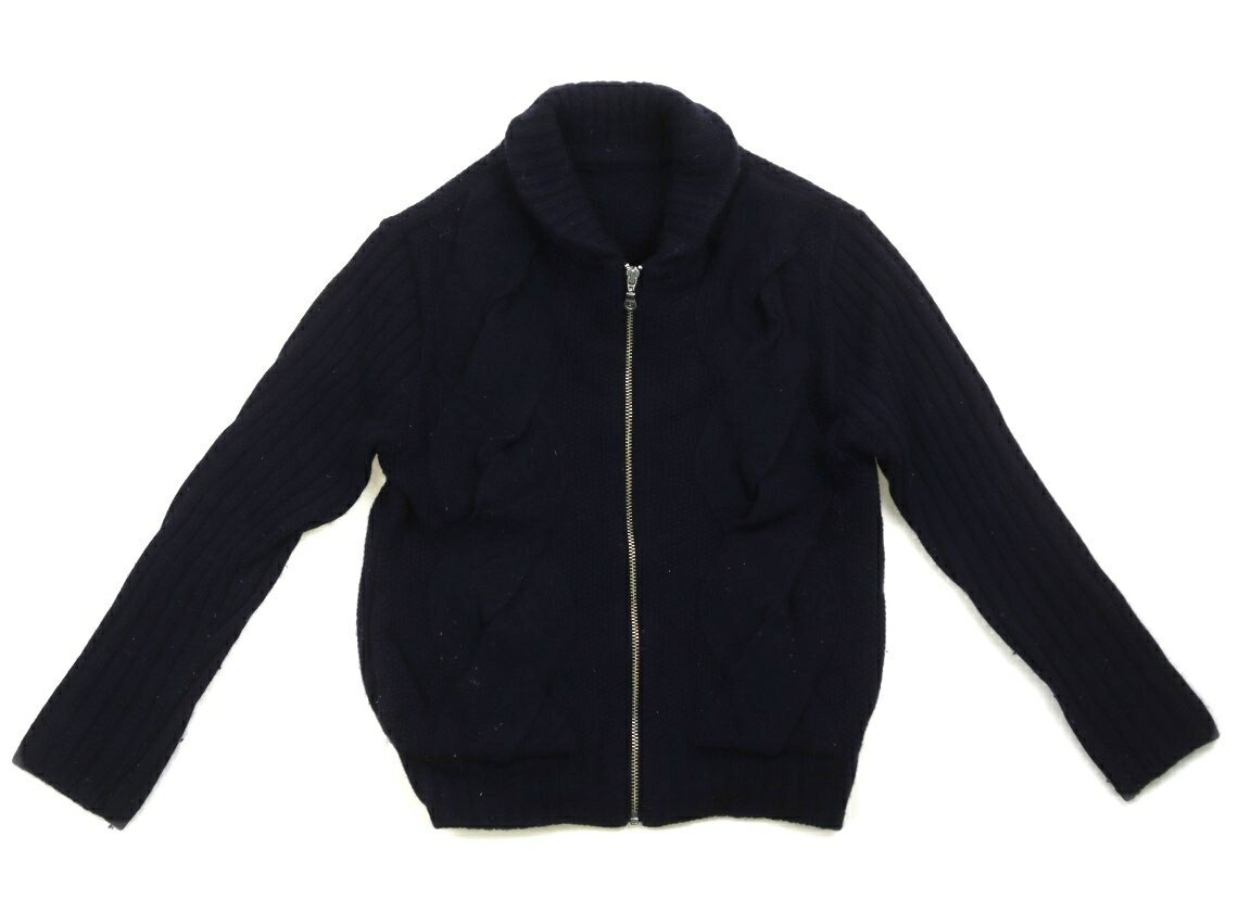 コムサフィユ COMME CA FILLE カーディガン 120 男の子 ネイビー・ケーブル 子供服 ベビー服 キッズ アウトレット ユーズド 【中古】キッズ・ベビー・マタニティ