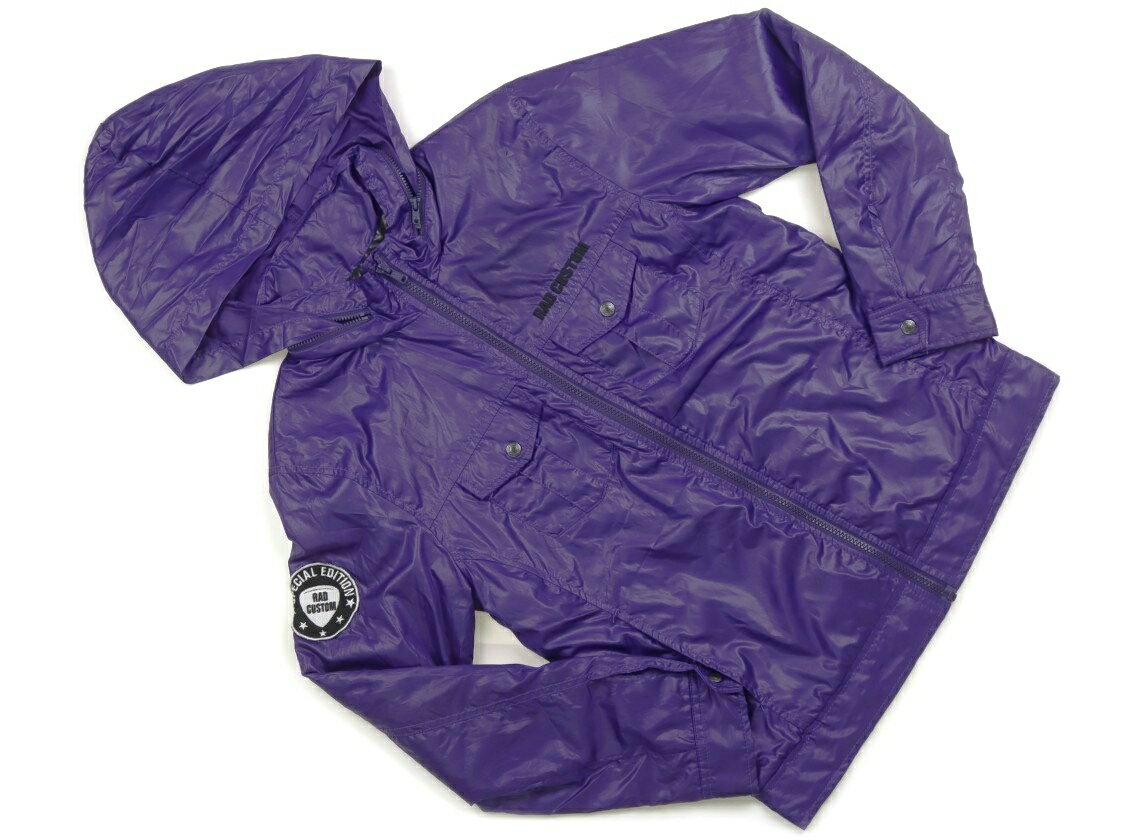 ラッドカスタム RAD CUSTOM コート・ジャンパー 160 男の子 パープル・ブラック 子供服 ベビー服 キッズ アウトレット ユーズド 【中古】キッズ・ベビー・マタニティ(4.0)