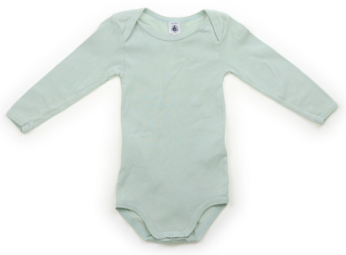 プチバトー PETIT BATEAU ロンパース 80 男の子 パステルグリーン 子供服 ベビー服 キッズ アウトレット ユーズド 【中古】キッズ・ベビー・マタニティ