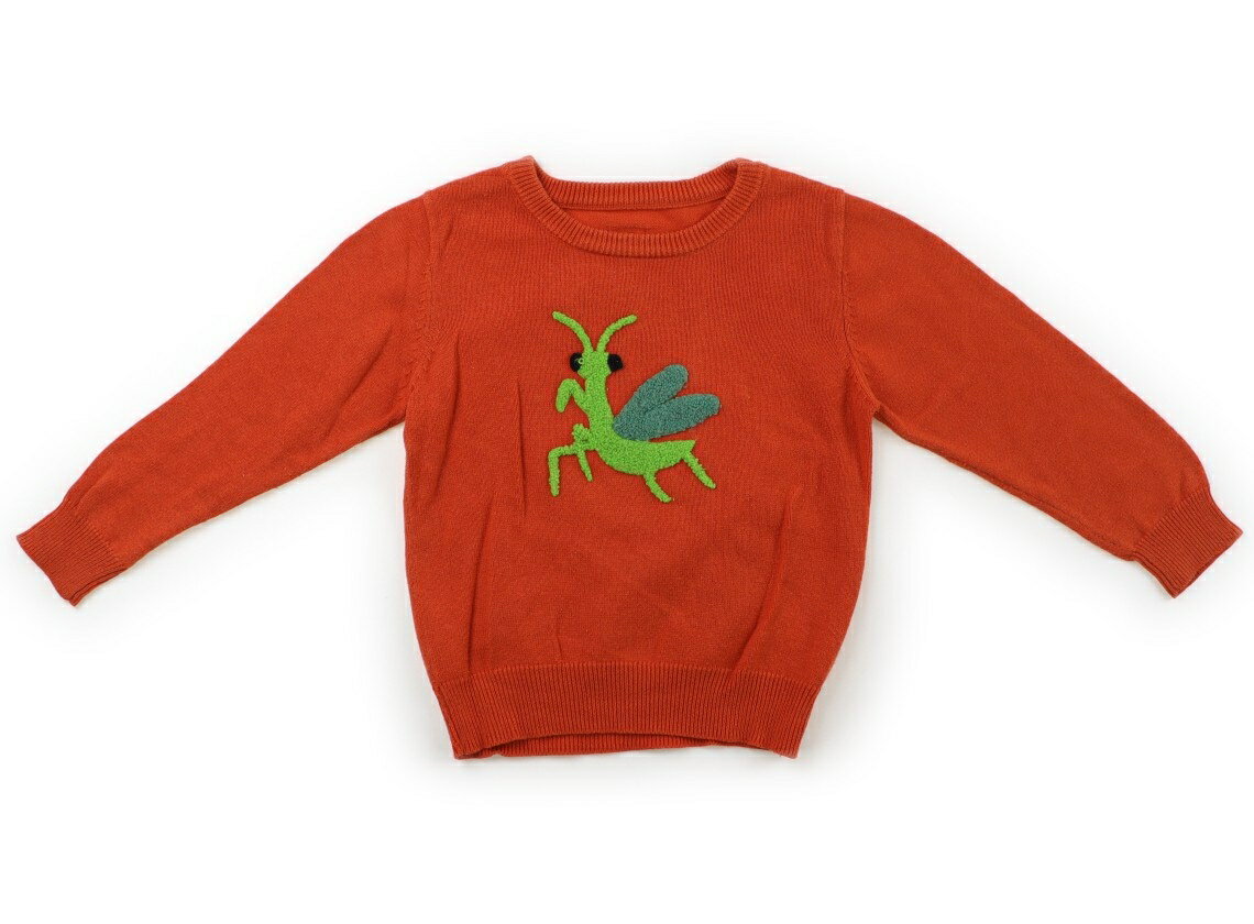 インセクトコレクション Insect Collection ニット・セーター 100 男の子 オレンジ・カマキリ 子供服 ベビー服 キッズ アウトレット ユーズド 【中古】キッズ・ベビー・マタニティ