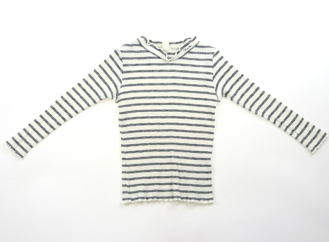 アプレレクール apres les cours Tシャツ・カットソー 110 女の子 アイボリー・ネイビー 子供服 ベビー服 キッズ アウトレット ユーズド 【中古】キッズ・ベビー・マタニティ