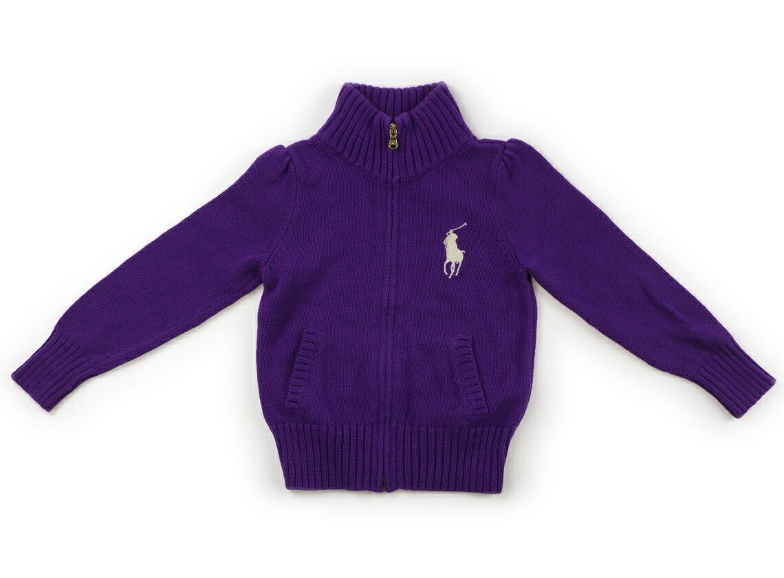 ポロラルフローレン POLO RALPH LAUREN カーディガン 110 男の子 パープル 子供服 ベビー服 キッズ アウトレット ユーズド 【中古】キッズ・ベビー・マタニティ
