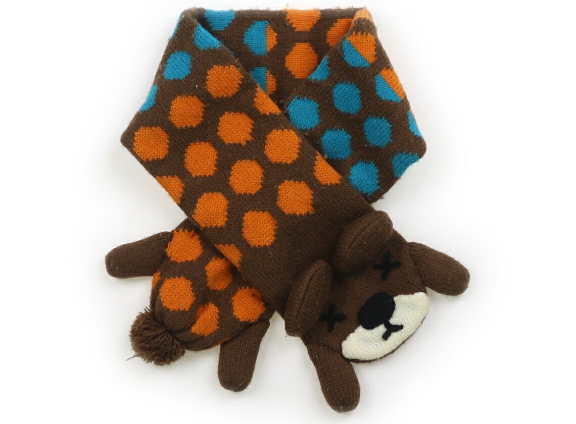 ビッツ bit'z 手袋・マフラー キッズ用品 女の子 ブラウン、青・オレンジドット、クマ 子供服 ベビー服..