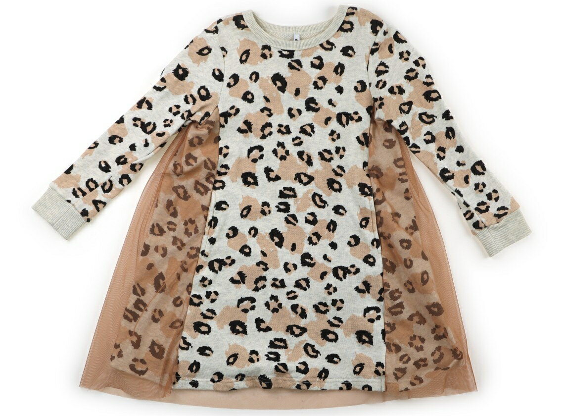 マルーク maarook ワンピース 120 女の子 ピンク、ヒョウ柄 子供服 ベビー服 キッズ アウトレット ユー..