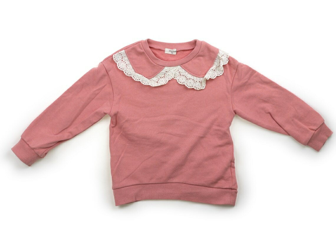 エニィファム anyFAM トレーナー・プルオーバー 110 女の子 ピンク 子供服 ベビー服 キッズ アウトレット ユーズド 【中古】キッズ・ベビー・マタニティ