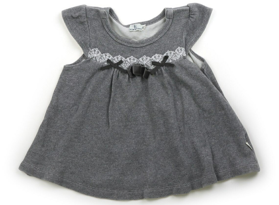 　ブランド 　Kumikyoku(組曲) 　カテゴリー 　トレーナー・プルオーバー 　サイズ 　80サイズ 　色 　グレー 　状態 　★★ 　記名 　なし 　ジャンル 　Girl 実際のサイズ表記はBMです。肩スナップボタンあり。胸下に茶色...