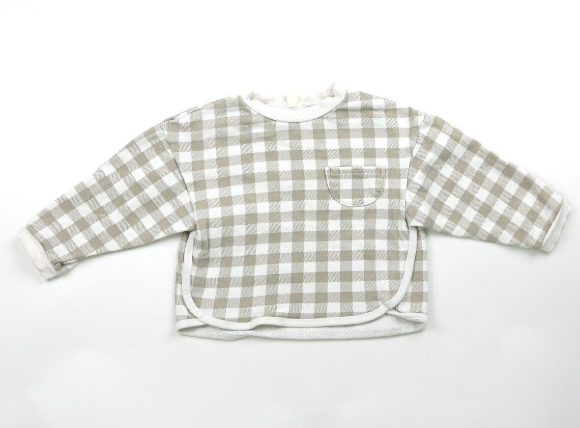 アプレレクール apres les cours トレーナー・プルオーバー 100 女の子 アッシュグレー、白 子供服 ベビー服 キッズ アウトレット ユーズド 【中古】キッズ・ベビー・マタニティ