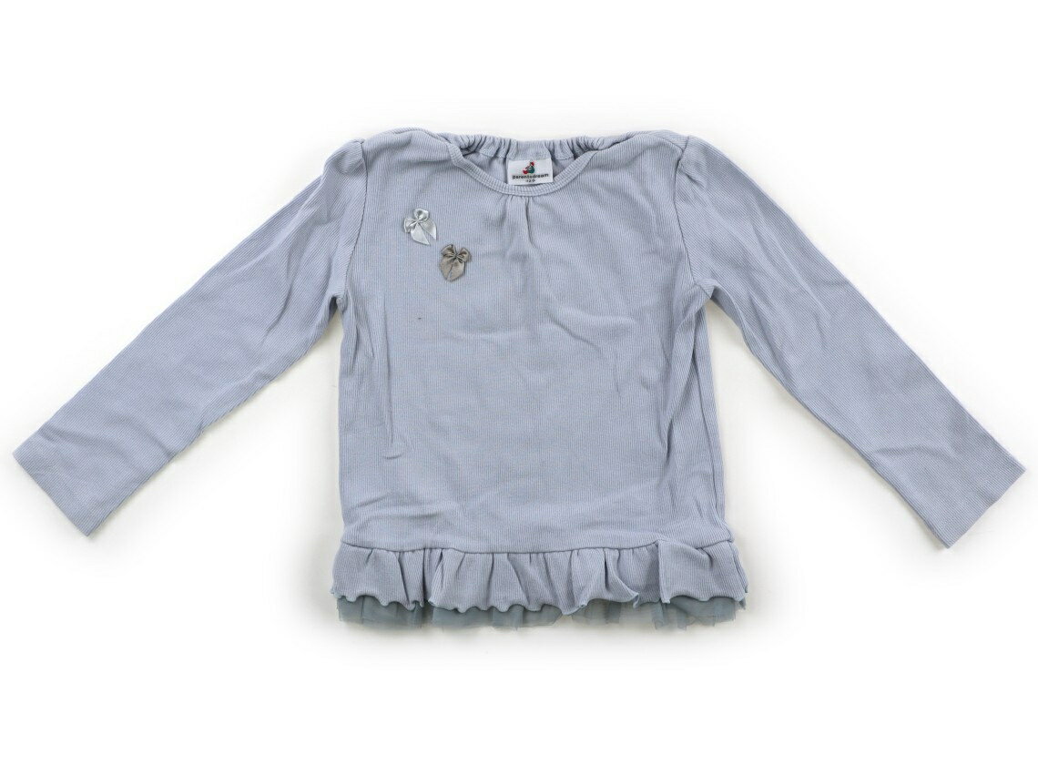 ペアレンツドリーム Parents Dream Tシャツ・カットソー 120 女の子 ペールブルー 子供服 ベビー服 キッズ アウトレット ユーズド 【中古】キッズ・ベビー・マタニティ