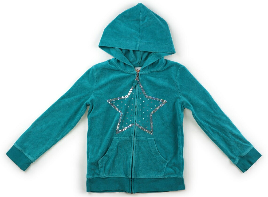 　ブランド 　Circo(サーコ) 　カテゴリー 　パーカー 　サイズ 　130サイズ 　色 　エメラルドグリーン×シルバー星 　状態 　★★ 　記名 　なし 　ジャンル 　Girl サイズ表記はM/7-8。パイル地。スパンコール装飾。右袖口に黒インク汚れがあります。両肘に擦れによる白い色褪せが薄っすらとあります。まだお使いいただけます。 ＊【状態】【サイズ】に関しての詳しい説明はこちら