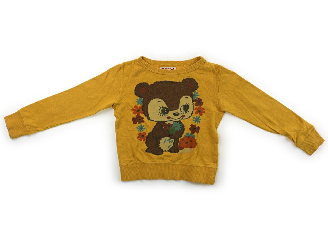 　ブランド 　Grand Ground(グラグラ) 　カテゴリー 　トレーナー・プルオーバー 　サイズ 　110サイズ 　色 　マンダリンオレンジ、くま 　状態 　★★ 　記名 　なし 　ジャンル 　Girl 実際のサイズ表記は5。品質タグ...