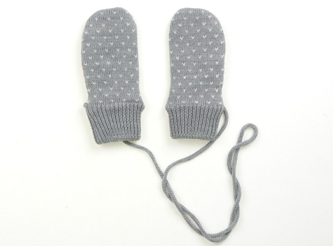 プチバトー PETIT BATEAU 手袋・マフラー ベビー用品 女の子 グレー、白 子供服 ベビー服 キッズ アウトレット ユーズド 【中古】キッズ・ベビー・マタニティ