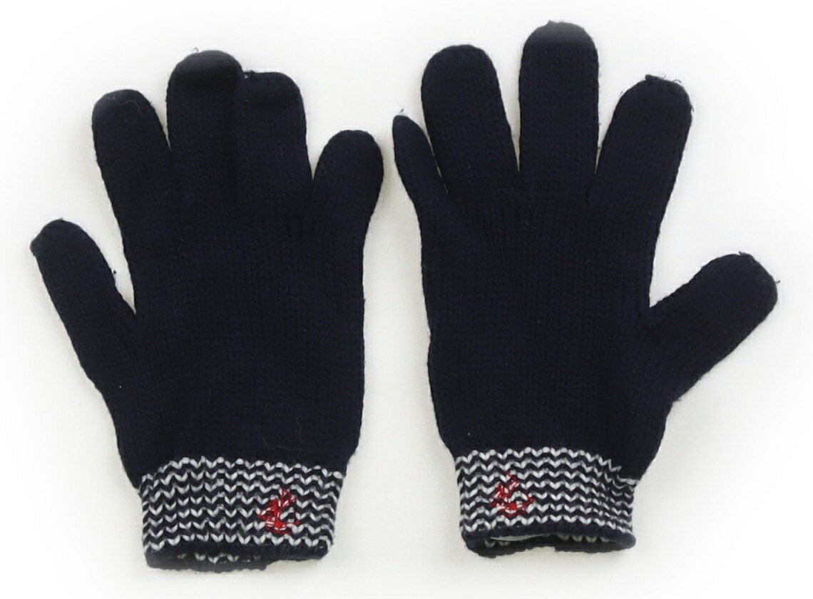 プチバトー PETIT BATEAU 手袋・マフラー キッズ用品 男の子 ネイビー、白 子供服 ベビー服 キッズ アウトレット ユーズド 【中古】キッズ・ベビー・マタニティ