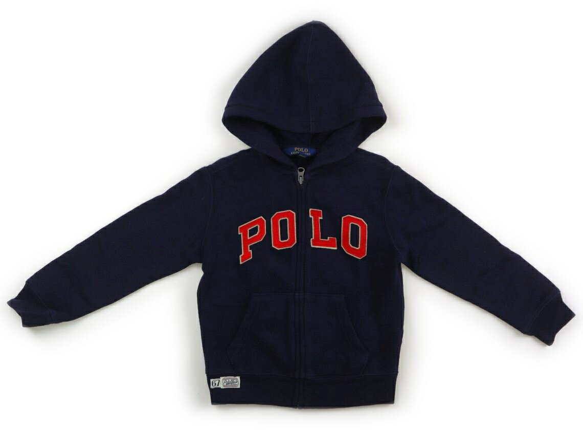 ポロラルフローレン POLO RALPH LAUREN パーカー 120 男の子 ネイビー、赤 子供服 ベビー服 キッズ アウトレット ユーズド 【中古】キッズ・ベビー・マタニティ