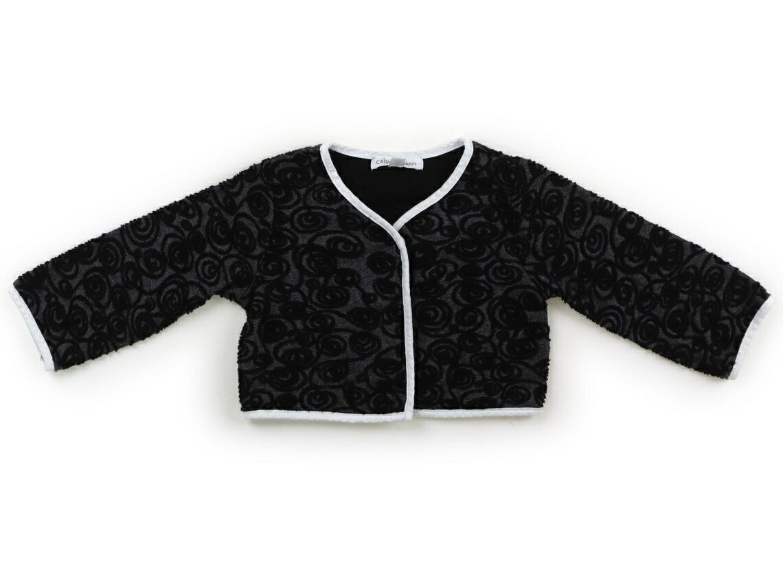 マーキーズ Markey's カーディガン 80 女の子 黒、グレー、白 子供服 ベビー服 キッズ アウトレット ユ..