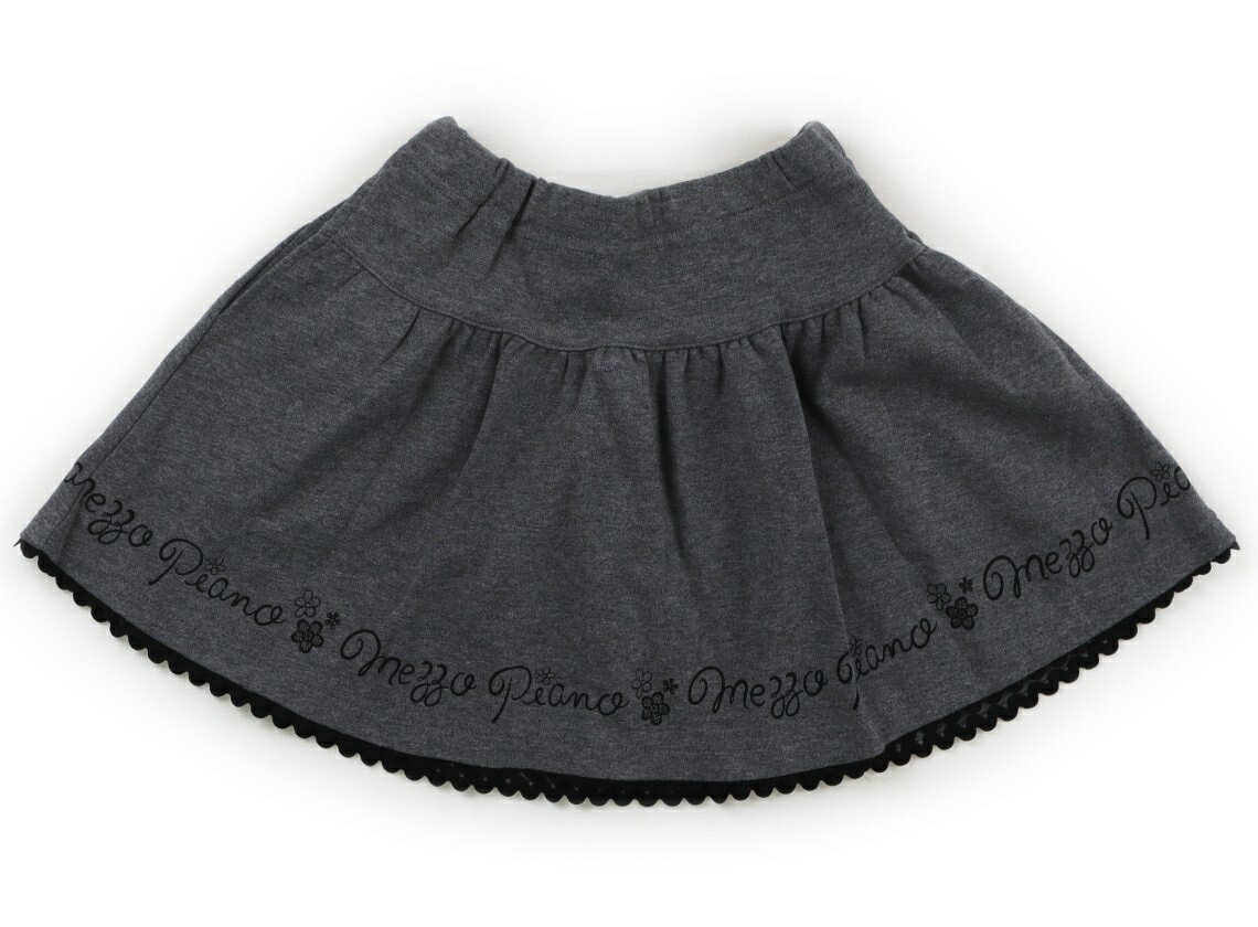 メゾピアノ mezzo piano スカート 110 女の子 グレー 子供服 ベビー服 キッズ アウトレット ユーズド 【中古】キッズ・ベビー・マタニティ