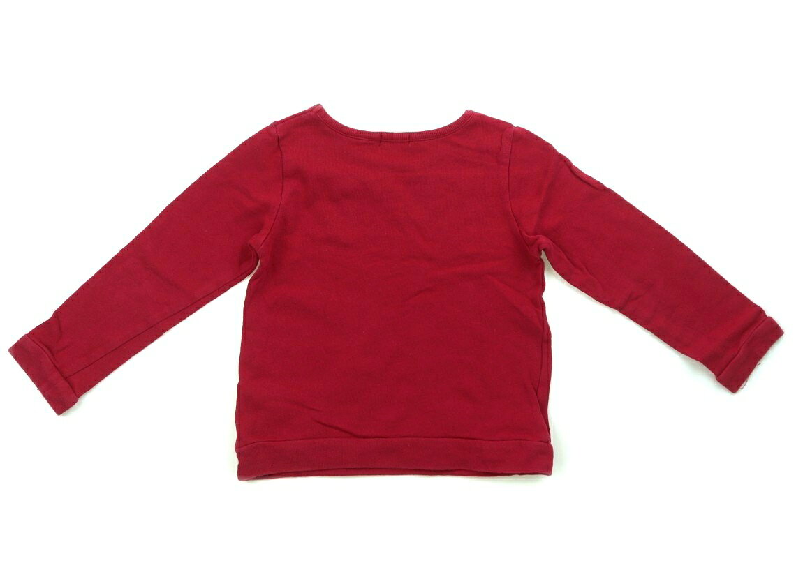 べべ BeBe トレーナー・プルオーバー 110 女の子 ターキーレッド 子供服 ベビー服 ...