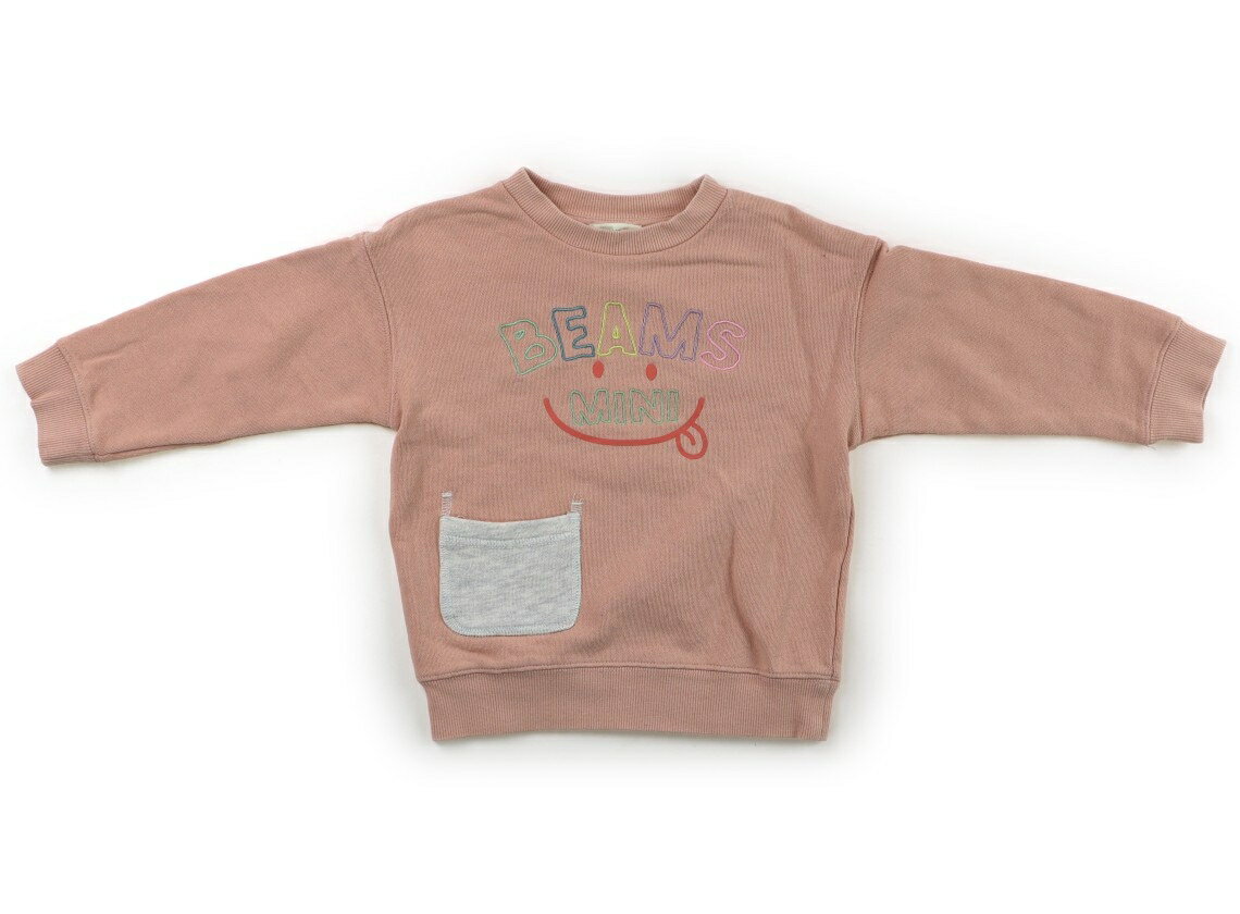 ビームス BEAMS トレーナー・プルオーバー 100 女の子 薄ピンク 子供服 ベビー服 キッズ アウトレット ユーズド 【中古】キッズ・ベビー・マタニティ