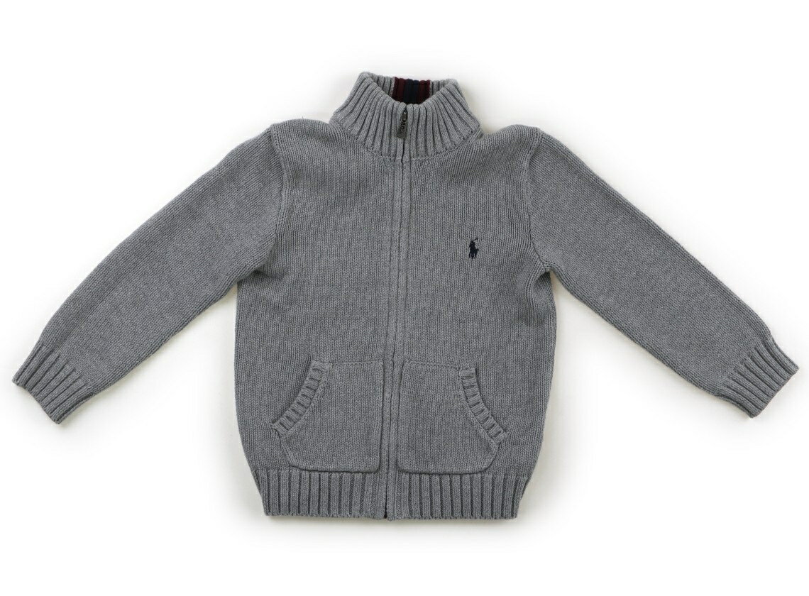 ポロラルフローレン POLO RALPH LAUREN カーディガン 110 男の子 グレー 子供服 ベビー服 キッズ アウトレット ユーズド 【中古】キッズ・ベビー・マタニティ