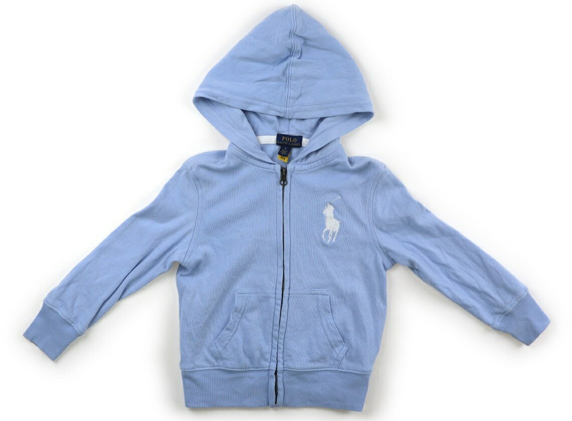 ポロラルフローレン POLO RALPH LAUREN パーカー 110 男の子 ライトブルー 子供服 ベビー服 キッズ アウトレット ユーズド 【中古】キッズ・ベビー・マタニティ