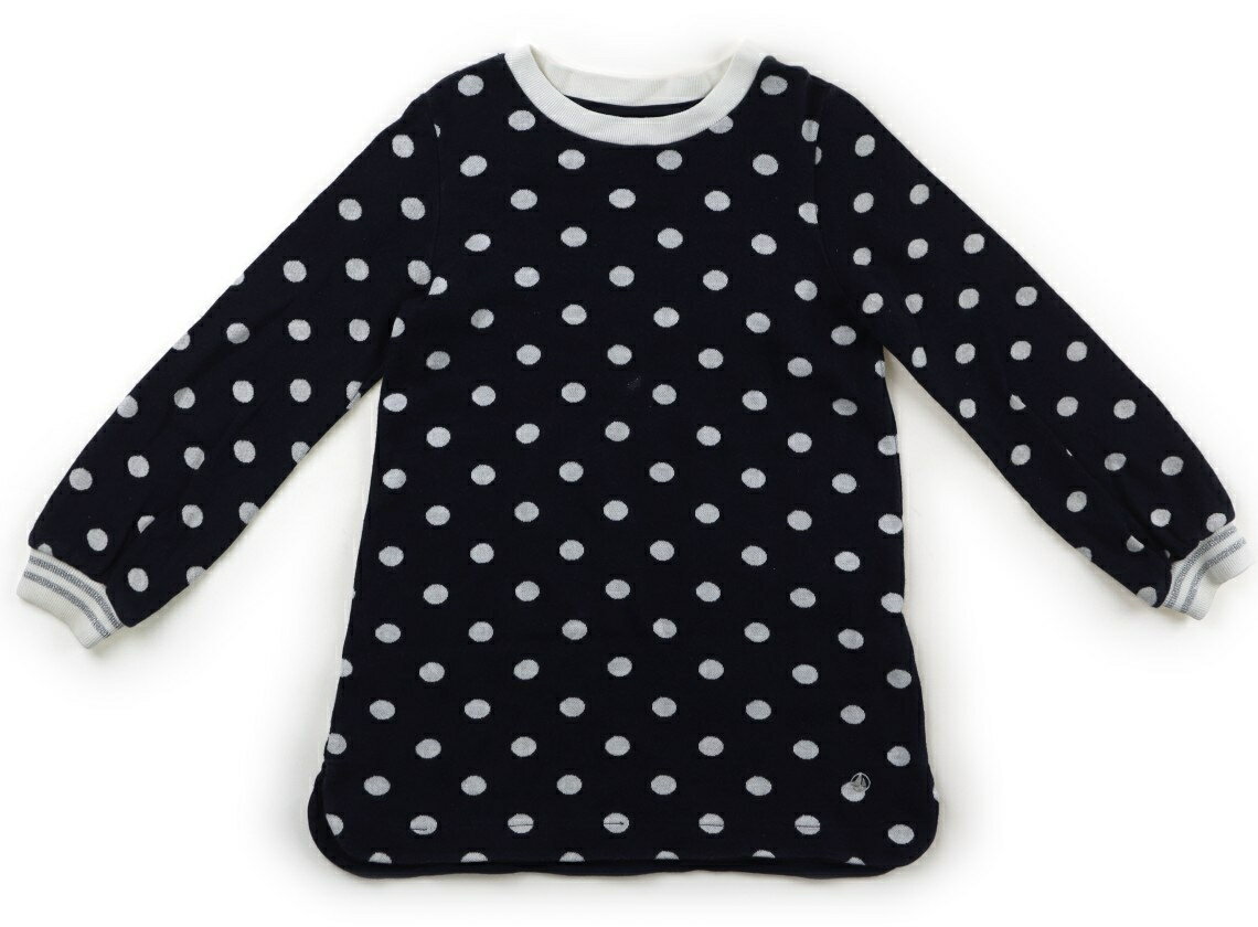 プチバトー PETIT BATEAU チュニック 110 女の子 ネイビー　ドット 子供服 ベビー服 キッズ アウトレット ユーズド 【中古】キッズ・ベビー・マタニティ