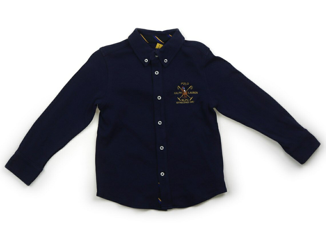 ポロラルフローレン POLO RALPH LAUREN シャツ・ブラウス 100 男の子 ダークブルー・イエロー 子供服 ベビー服 キッズ アウトレット ユーズド 【中古】キッズ・ベビー・マタニティ