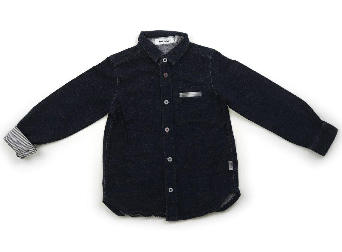 ノイユ Noeil シャツ・ブラウス 120 男の子 ネイビー 子供服 ベビー服 キッズ アウトレット ユーズド 【中古】キッズ・ベビー・マタニティ