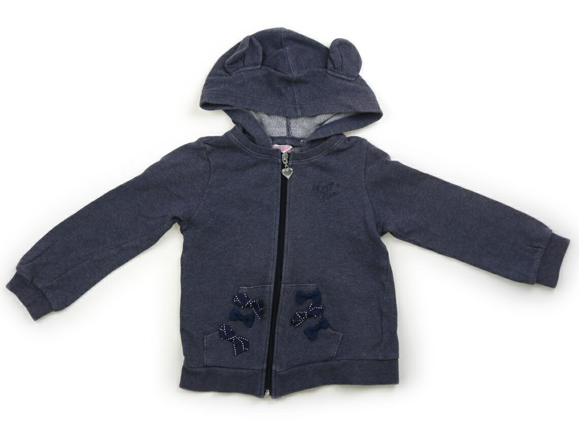 Parka - メゾピアノ mezzo piano パーカー 110 女の子 ネイビー 子供服 ベビー服 キッズ アウトレット ユーズド 【中古】キッズ・ベビー・マタニティ