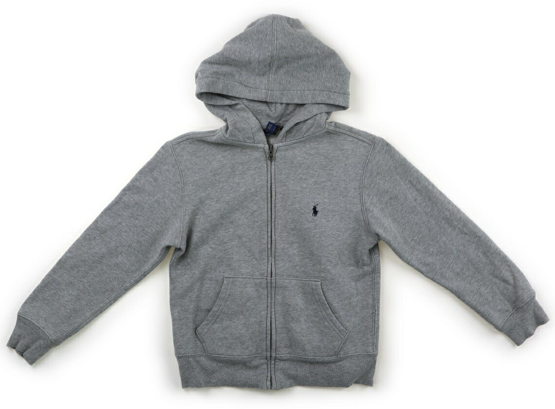 ポロラルフローレン POLO RALPH LAUREN パーカー 140 男の子 グレー 子供服 ベビー服 キッズ アウトレット ユーズド 【中古】キッズ・ベビー・マタニティ