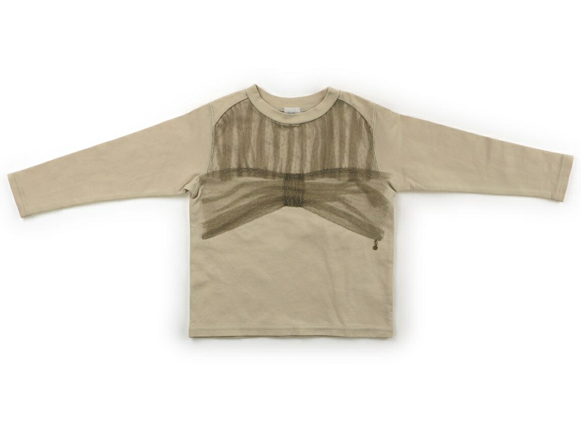 Rakuten - ワッフリッシュ・ワッフル Wafflish Waffle Tシャツ・カットソー 90 女の子 クリーム・チュールリボン 子供服 ベビー服 キッズ アウトレット ユーズド 【中古】キッズ・ベビー・マタニティ