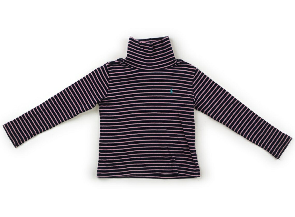 Rakuten - ラルフローレン Ralph Lauren Tシャツ・カットソー 110 女の子 ネイビー・ピンクボーダー 子供服 ベビー服 キッズ アウトレット ユーズド 【中古】キッズ・ベビー・マタニティ