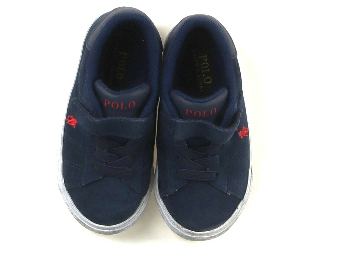 ポロラルフローレン POLO RALPH LAUREN スニーカー 靴14cm〜 男の子 ネイビー 子供服 ベビー服 キッズ アウトレット ユーズド 【中古】キッズ・ベビー・マタニティ