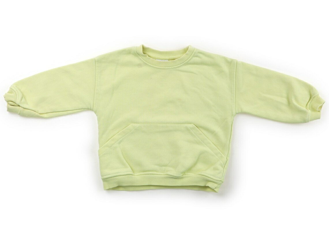 ザラ ZARA トレーナー・プルオーバー 90 男の子 ライムグリーン 子供服 ベビー服 キッズ アウトレット ユーズド 【中古】キッズ・ベビー・マタニティ