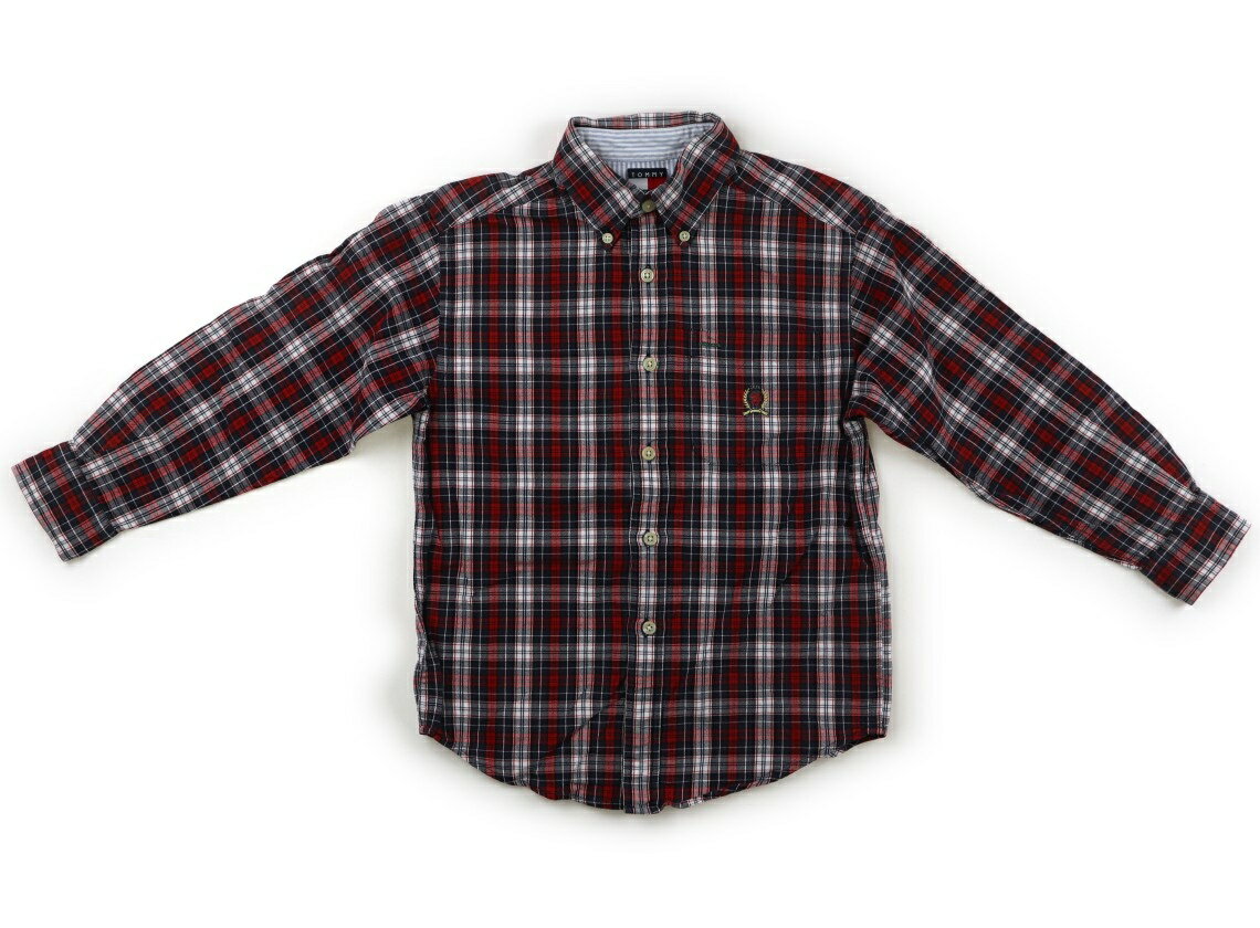 　ブランド 　Tommy Hilfiger(トミーヒルフィガー) 　カテゴリー 　シャツ・ブラウス 　サイズ 　130サイズ 　色 　レッド他・チェック 　状態 　★★★ 　記名 　なし 　ジャンル 　Boy 綿100％。実際のサイズ表記は、S/P。洗いざらし感があります。 ＊【状態】【サイズ】に関しての詳しい説明はこちら