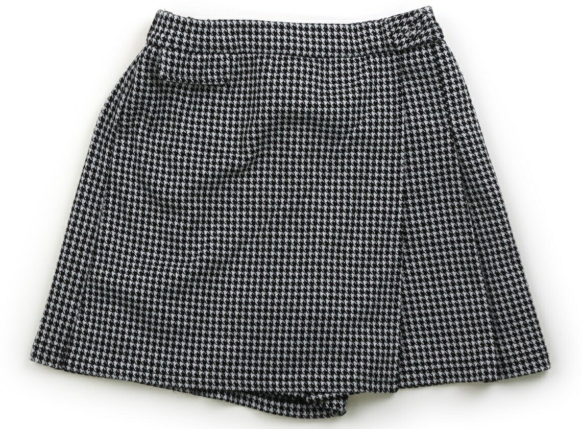 ビームス BEAMS キュロット 120 女の子 ブラック・ホワイト・千鳥格子柄 子供服 ベビー服 キッズ アウトレット ユーズド 【中古】キッズ・ベビー・マタニティ