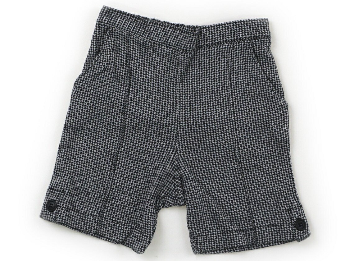 コムサデモード COMME CA DU MODE ショートパンツ 80 男の子 モノクロ・千鳥柄 子供服 ベビー服 キッズ アウトレット ユーズド 【中古】キッズ・ベビー・マタニティ