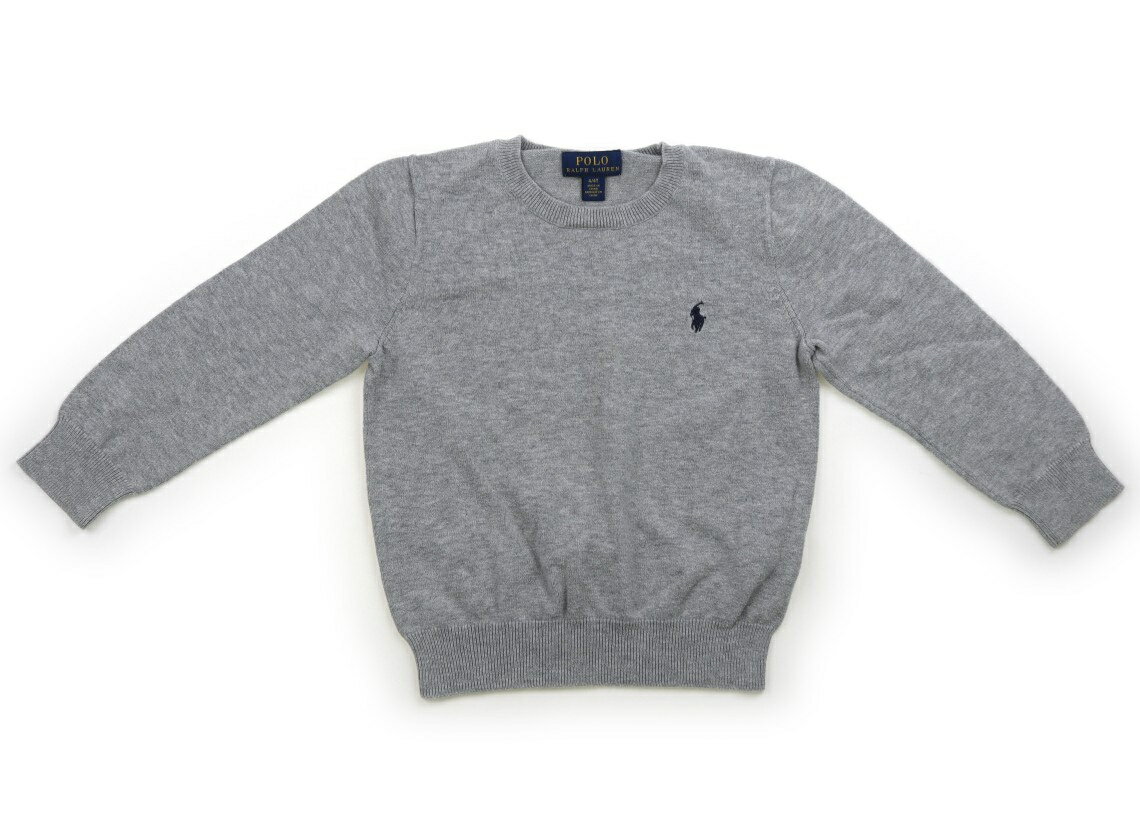 ポロラルフローレン POLO RALPH LAUREN ニット・セーター 110 男の子 グレー 子供服 ベビー服 キッズ アウトレット ユーズド 【中古】キッズ・ベビー・マタニティ