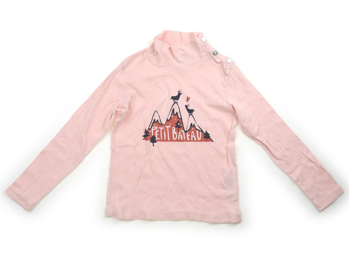 プチバトー PETIT BATEAU Tシャツ・カットソー 120 女の子 ピンク 子供服 ベビー服 キッズ アウトレット ユーズド 【中古】キッズ・ベビー・マタニティ
