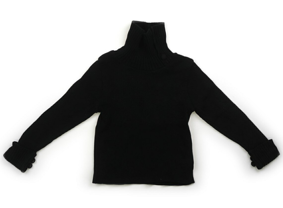べべ BeBe ニット・セーター 100 女の子 黒 子供服 ベビー服 キッズ アウトレット ユーズド 【中古】キッズ・ベビー・マタニティ