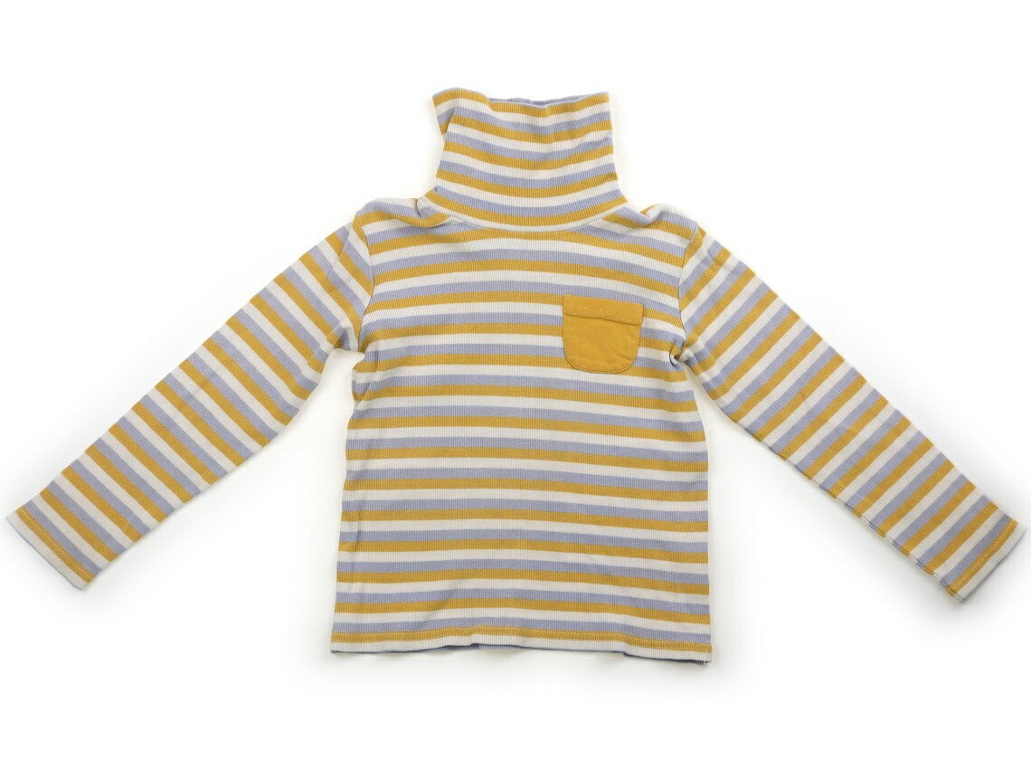 　ブランド 　Lagom(ラーゴム) 　カテゴリー 　Tシャツ・カットソー 　サイズ 　120サイズ 　色 　黄色・グレー・生成り・ボーダー 　状態 　★★★ 　記名 　なし 　ジャンル 　Girl 全体的に毛羽立ちがあります。まだまだ普段着として活躍してくれそうです。リブカットソー生地。裾が広がっています。 ＊【状態】【サイズ】に関しての詳しい説明はこちら