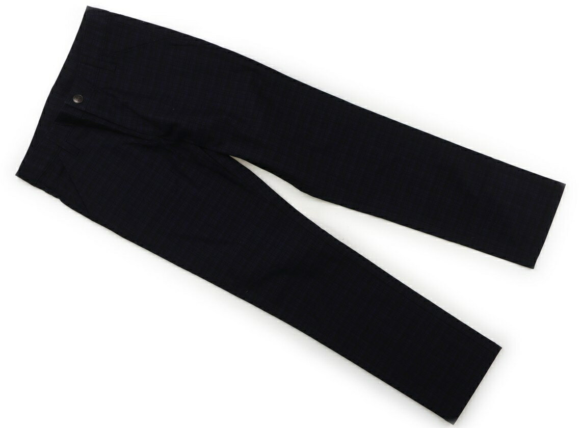 コムサフィユ COMME CA FILLE パンツ 140 男の子 ネイビー、チェック 子供服 ベビー服 キッズ アウトレット ユーズド 【中古】キッズ・ベビー・マタニティ