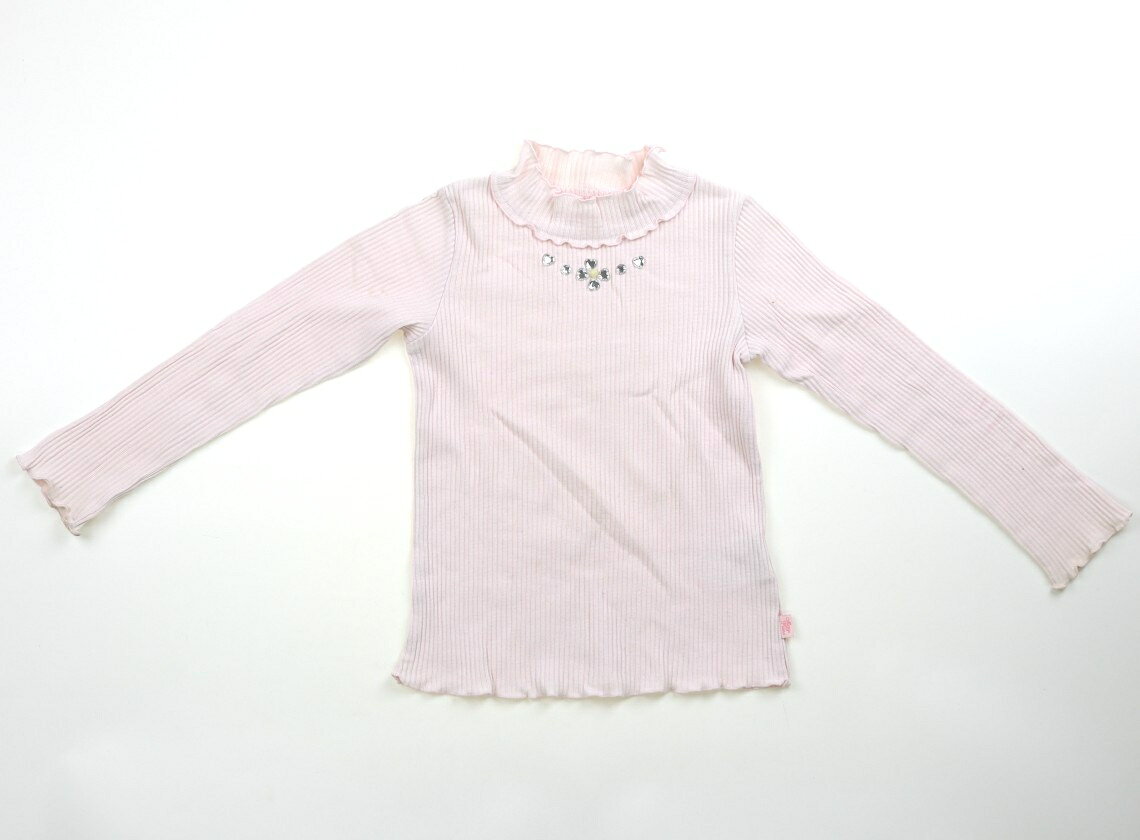 メゾピアノ mezzo piano Tシャツ・カットソー 120 女の子 パステルピンク 子供服 ベビー服 キッズ アウトレット ユーズド 【中古】キッズ・ベビー・マタニティ