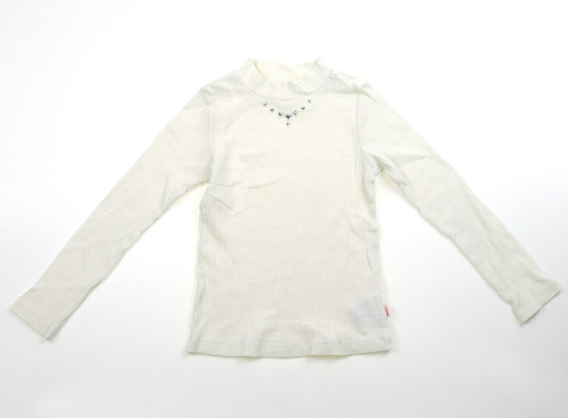 メゾピアノ mezzo piano Tシャツ・カットソー 120 女の子 ホワイト 子供服 ベビー服 キッズ アウトレット ユーズド 【中古】キッズ・ベビー・マタニティ