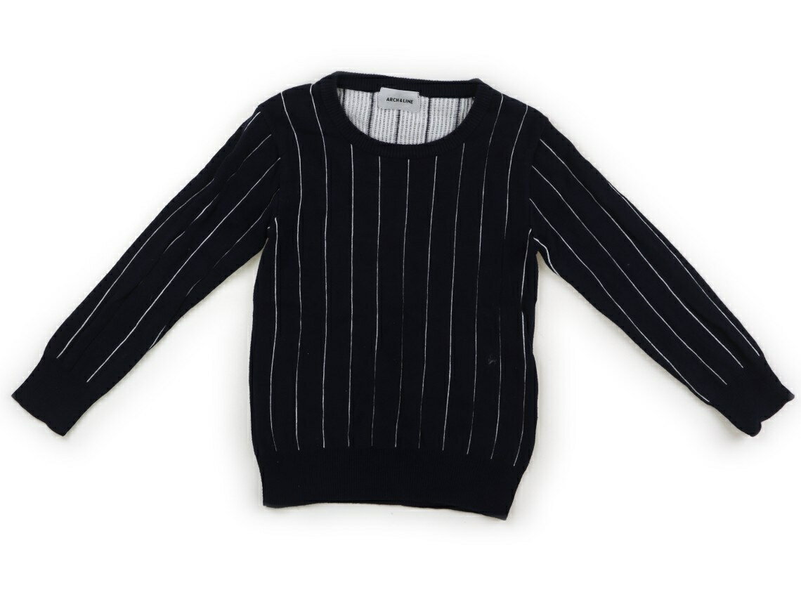 　ブランド 　ARCH＆LINE(アーチ＆ライン) 　カテゴリー 　ニット・セーター 　サイズ 　130サイズ 　色 　ストライプ柄ネイビーホワイト 　状態 　★★★ 　記名 　なし 　ジャンル 　Girl 実際のサイズ表記は135。コット...