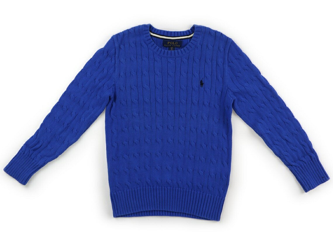ポロラルフローレン POLO RALPH LAUREN ニット・セーター 140 女の子 ブルー 子供服 ベビー服 キッズ アウトレット ユーズド 【中古】キッズ・ベビー・マタニティ