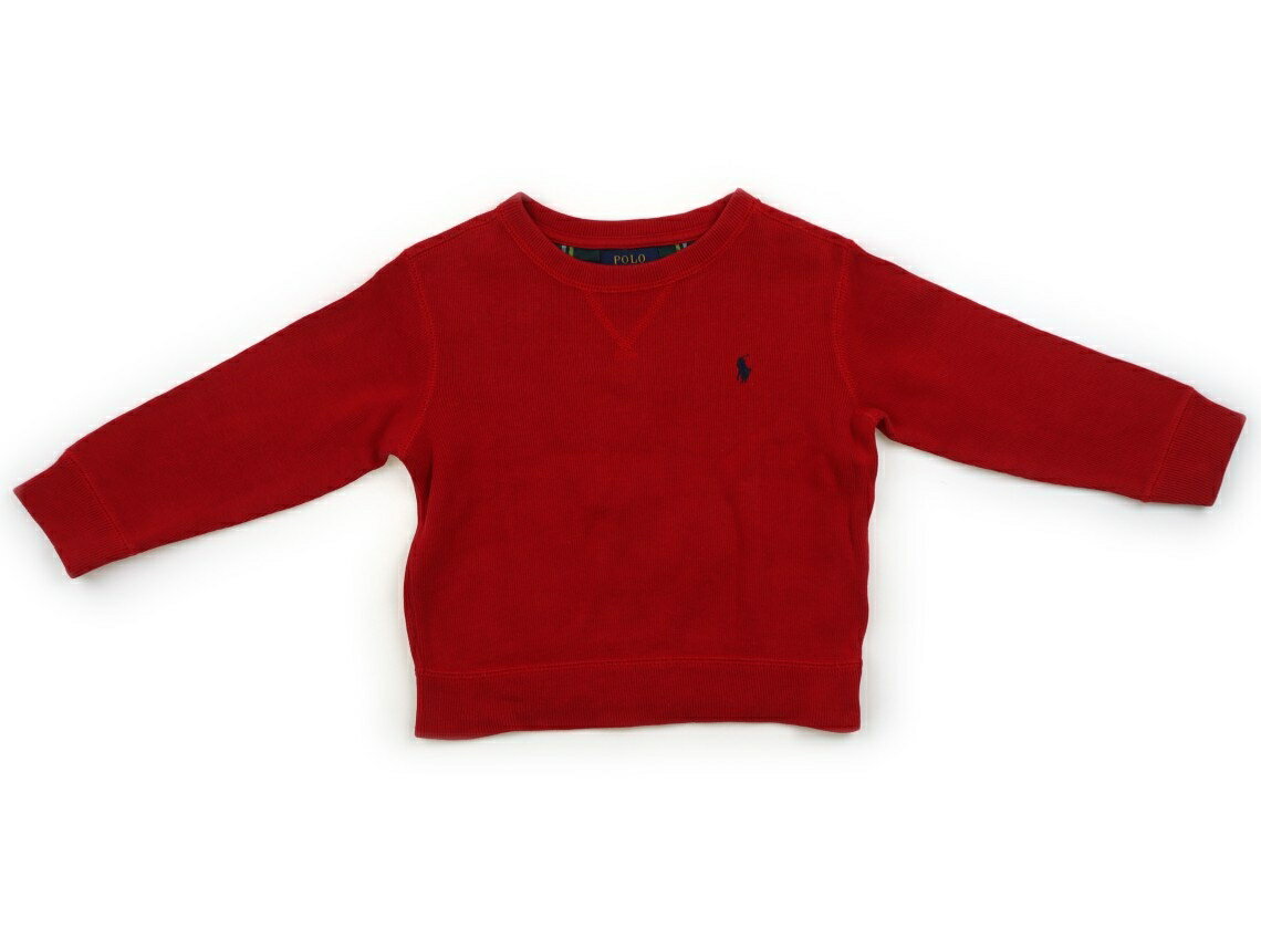 ポロラルフローレン POLO RALPH LAUREN トレーナー・プルオーバー 100 男の子 レッド 子供服 ベビー服 キッズ アウトレット ユーズド 【中古】キッズ・ベビー・マタニティ