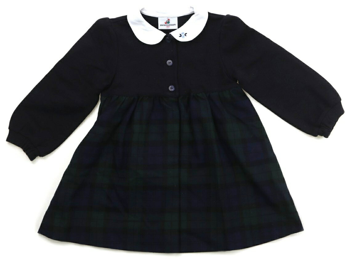 　ブランド 　Parents Dream(ペアレンツドリーム) 　カテゴリー 　ワンピース 　サイズ 　90サイズ 　色 　ブラック・ネイビー×グリーンチェック 　状態 　★★★★ 　記名 　なし 　ジャンル 　Girl カットソー。やや使...