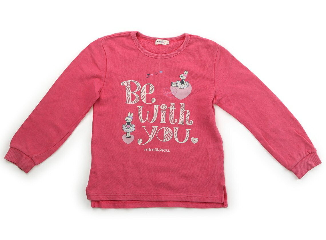 ニットプランナー（KP） Knit Planner(KP) トレーナー・プルオーバー 130 女の子 ピンク・ウサギ柄 子供服 ベビー服 キッズ アウトレット ユーズド 【中古】キッズ・ベビー・マタニティ