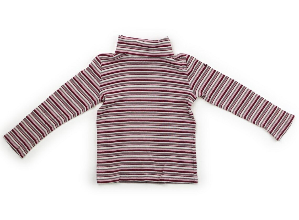 Rakuten - べべ BeBe Tシャツ・カットソー 110 女の子 ピンク系ボーダー 子供服 ベビー服 キッズ アウトレット ユーズド 【中古】キッズ・ベビー・マタニティ