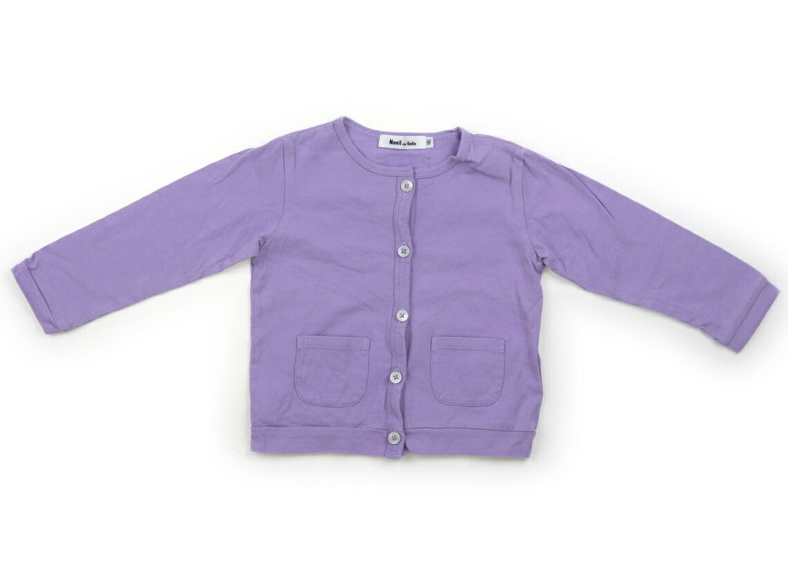 Cardigans - ノイユ Noeil カーディガン 90 女の子 ラベンダー 子供服 ベビー服 キッズ アウトレット ユーズド 【中古】キッズ・ベビー・マタニティ