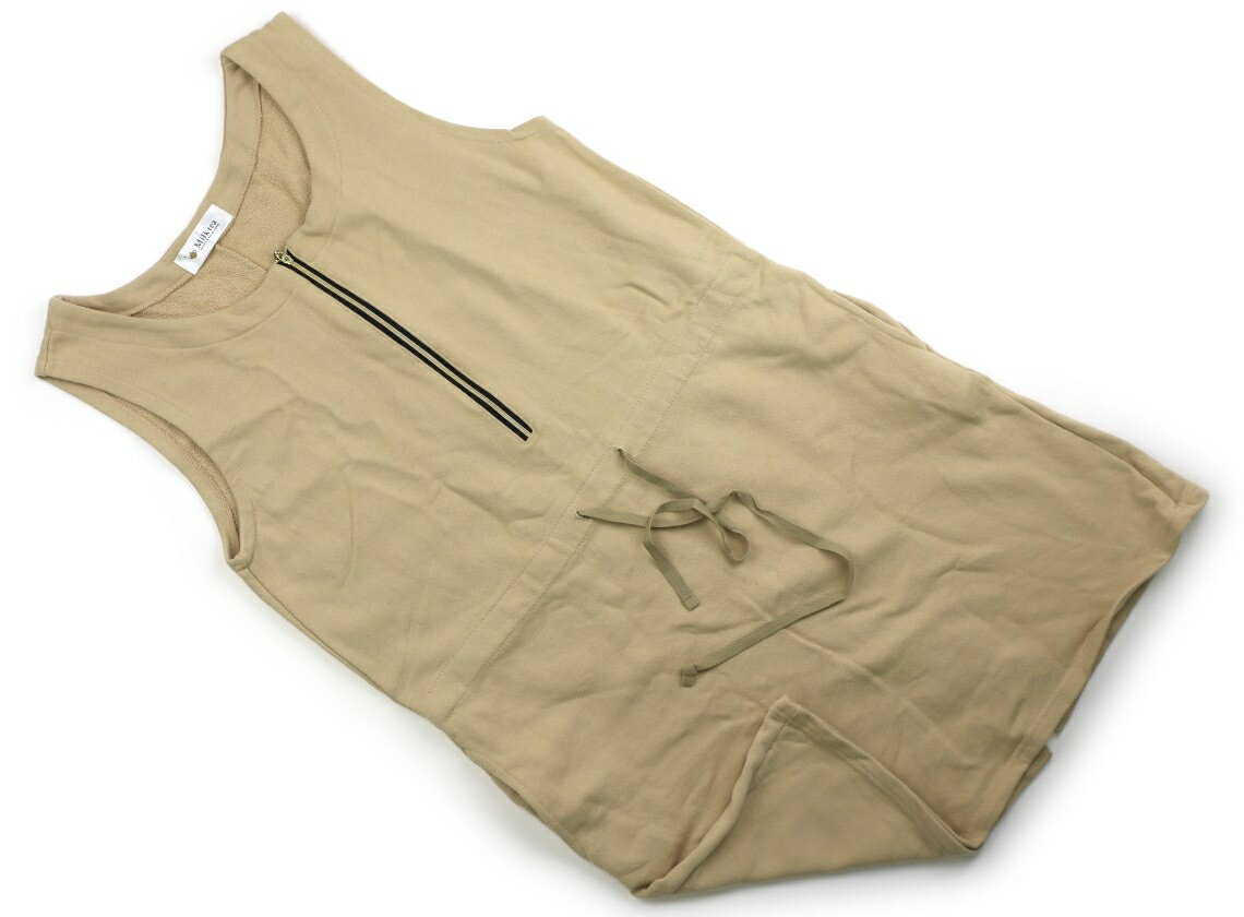 　ブランド 　Milk Tea(ミルクティー) 　カテゴリー 　マタニティワンピース 　サイズ 　ママ向けアイテム 　色 　ベージュ 　状態 　★★★ 　記名 　なし 　ジャンル 　Mother サイズ表記はありませんが実寸は、肩幅約36 cm、サイドネックポイントから総丈約87.5 cm、胸囲約46cm(×2平置き実寸)。スウェット生地のジャンパースカート。使用感はありますが、目立つ汚れはなくまだまだお使い頂けそうです。 ＊【状態】【サイズ】に関しての詳しい説明はこちら